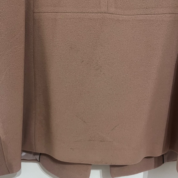 Mauve wool blend women’s coat - Picture 3 of 5